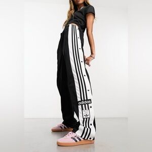 Adidas Originals | Adibreak Women's Black and White Striped Track Pants - NWOT